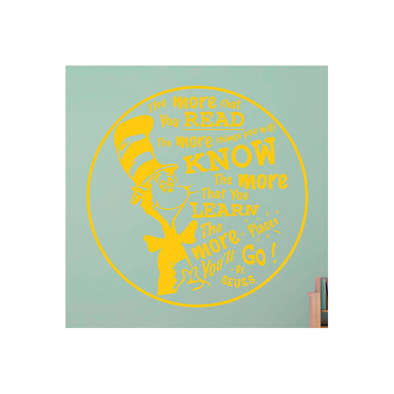Non-Wall Damaging Wall Decal, Dark Yellow