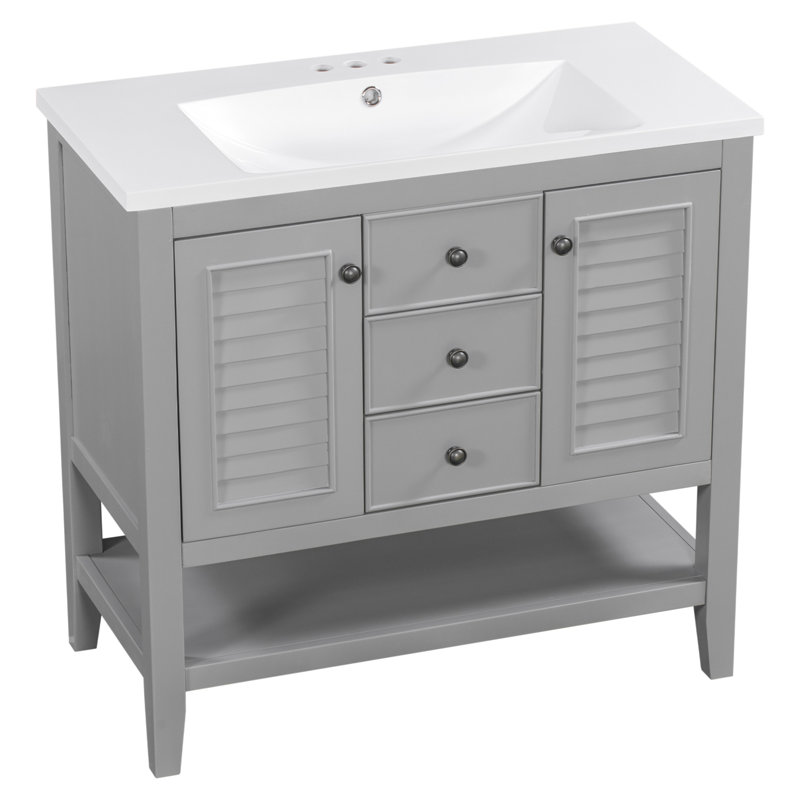 Base de meuble-lavabo simple 35,98 po seulement
