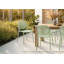 Ensemble de chaises de salle à manger d'extérieur modernes et empilables pour un rangement facile et durable-489937852