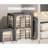 3 Opeings Large Clothes Storage Bins With Metal Frame, Foldable Storage Bin For Clothes, Clothing Storage Bins With Lid, Linen Storage Box With Clear Window& Zippers& Handles.(3 Pcs,66L)-112715546-112715547