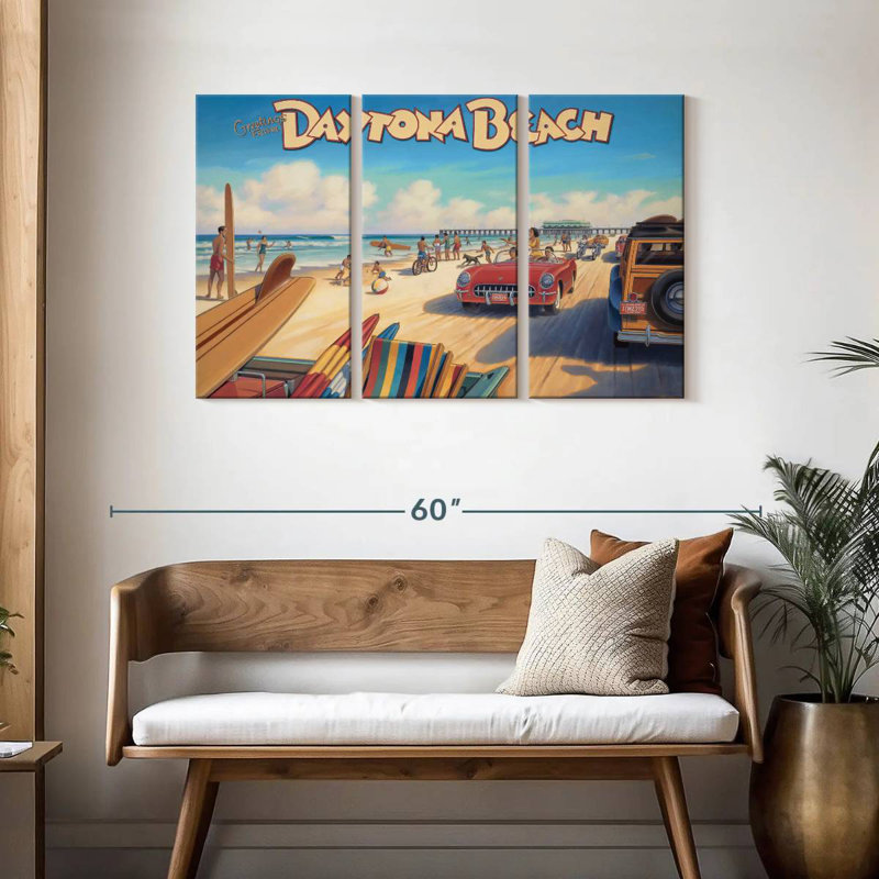 Gillard Daytona Beach, H 28 po x l 45 po