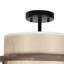 Plafonnier encastré tambour 3 lumières Ingerlise