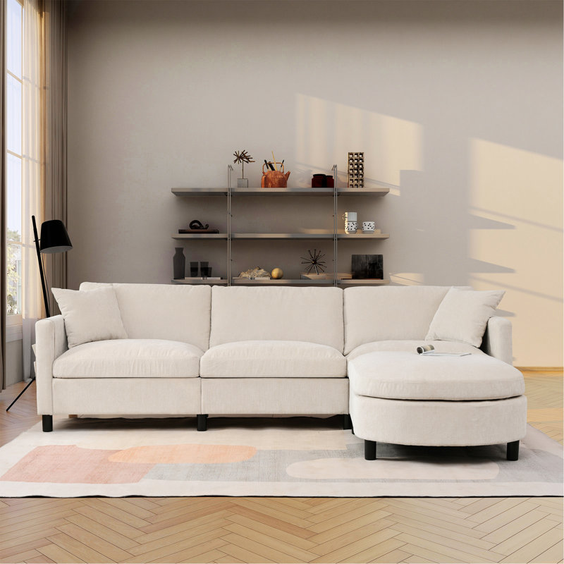Sectional Sofa With Ottoman