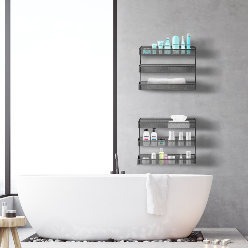 Wall Spice Rack, Black