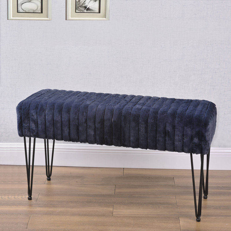 Dugan Upholstered Ottoman, Parisain Night 
