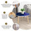 Ensemble de 2 tables basses gigognes Triangle
