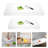 2Pcs Kitchen Acrylic Clear Chopping Board