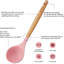 Ensemble d'ustensiles de cuisine en silicone, 13 pièces Ensemble d'ustensiles de cuisine en silicone avec poignées en silicone en acier inoxydable avec support-86147060