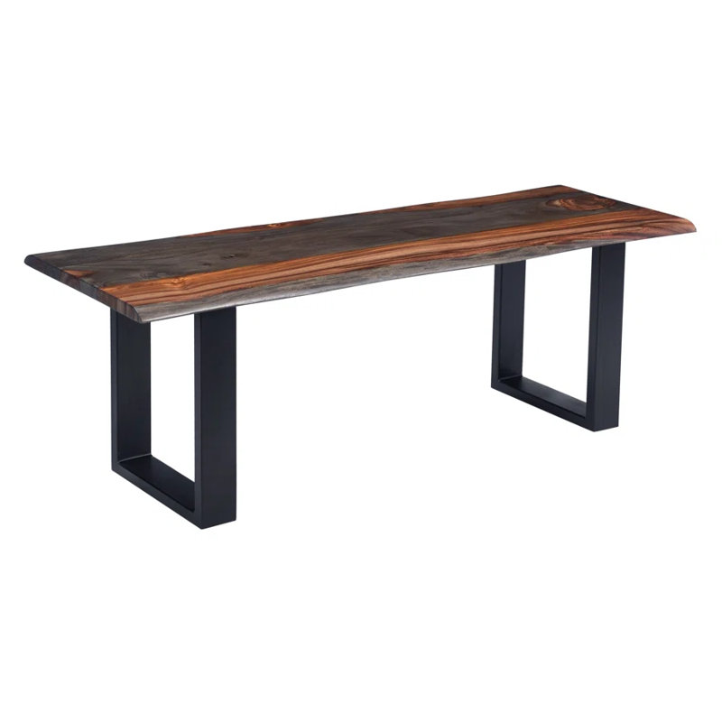 Banc en bois massif Ayedan