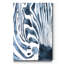 Indigo Zebra I - impression sur toile tendue-1683822856