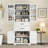 Versatile Storage Cabinet with Multi-Functional Space, Adjustable Shelves, and 2 Drawers for Organized Living-1387163345