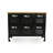 Aeliana 40'' Solid Wood Top Console Table