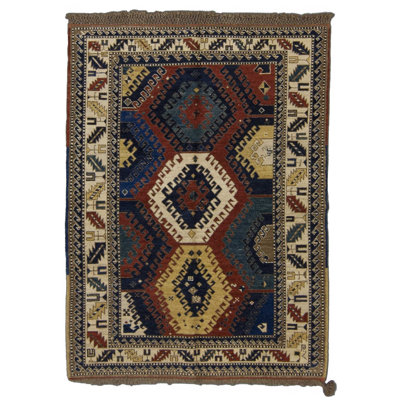 Tufenkian Outlet Kazak Wool Southwestern Area Rug