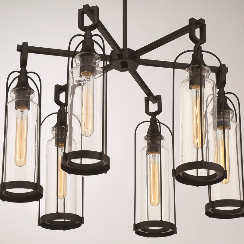 Lustre 6 lumières YASMIN