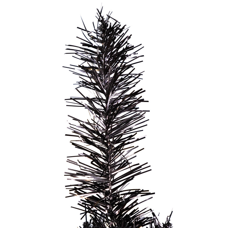 Arbre d'Halloween artificiel Tinsel - 9 pi - noir, Non pré-éclairé