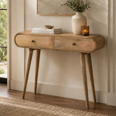 Platinum 90cm Solid Wood Console Table