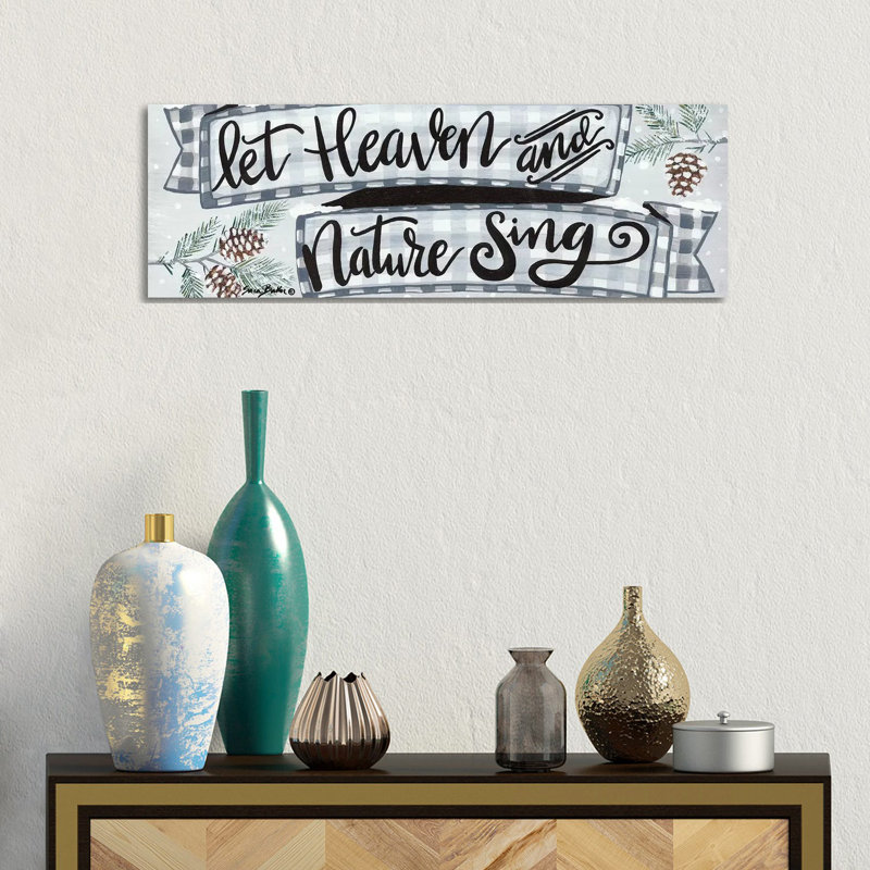 Heaven And Nature by Sara Baker - Wrapped Canvas Panoramic Gallery-Wrapped Canvas Giclée, 30.48 cm H x 91.44 cm W