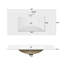 Meuble-lavabo simple 36 po avec lavabo en céramique, assemblage requis-1431190145