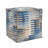 Navajo Navy Square Pouf