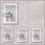 Pharmacie 20 H 28 H avec miroir 3 tablettes