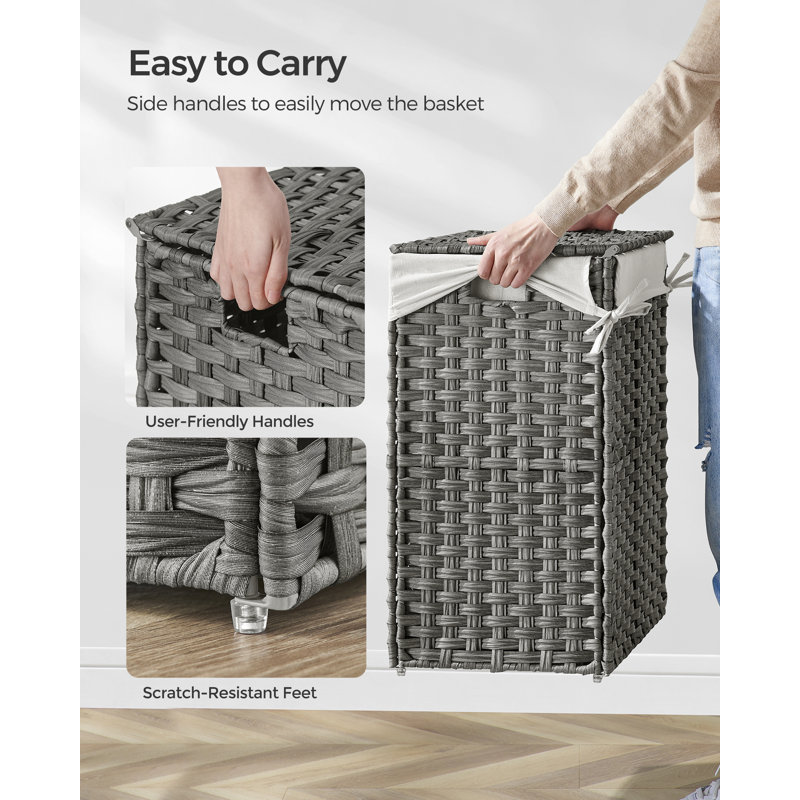 Laundry Hamper, Grey