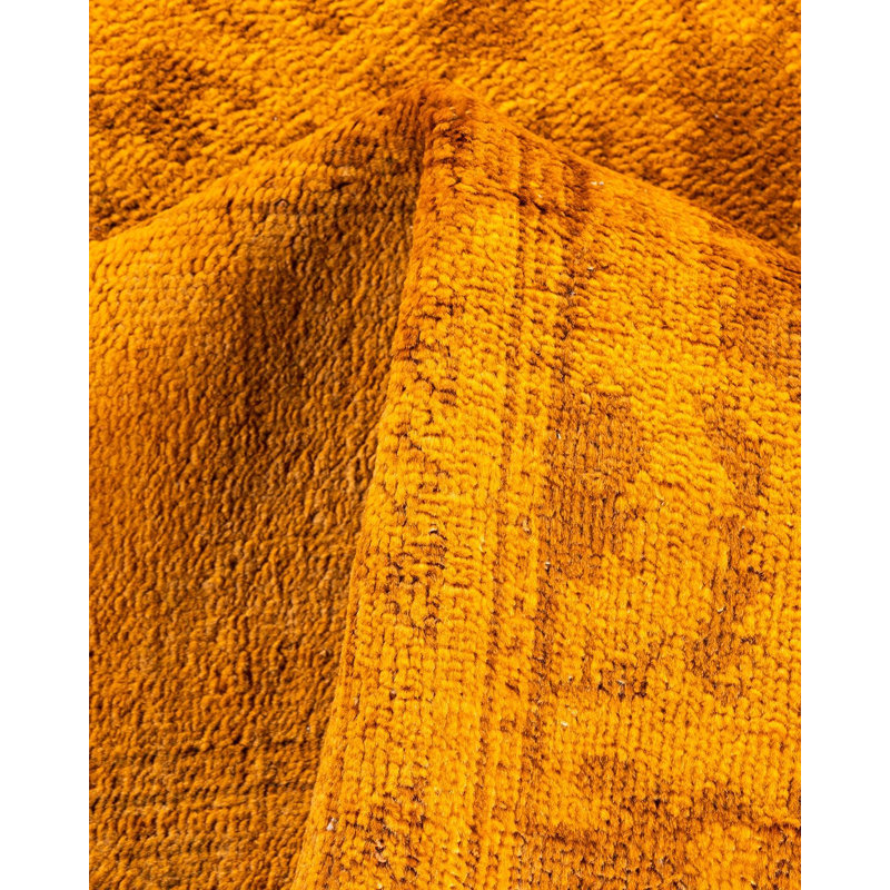 Tapis jaune / or 4 pi 3 po x 6 pi 2 po Cuesta One-of-a-Kind