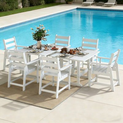 8-Piece Outdoor Dining Sets With 2Table&6Chairs