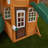 Castlewood Wooden Swing Set, Green Slide-122659965