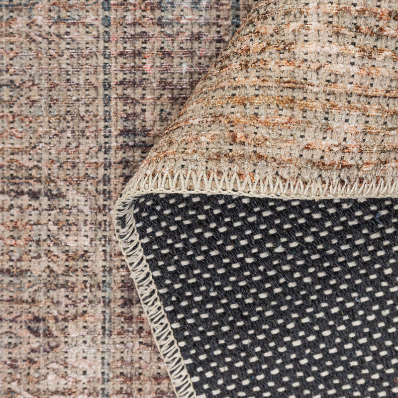 Tapis en coton Latroya, Rectangle 3 pi 9 po x 5 pi 7 po