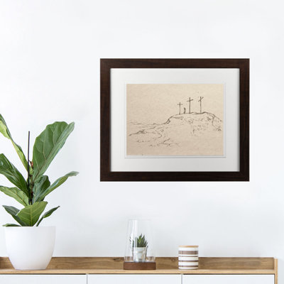 " Crosses On Hill Sketch 5 "