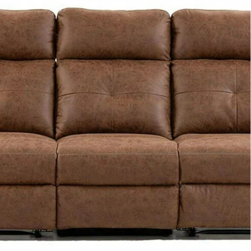 Ensemble de fauteuil inclinable (brun), Brun