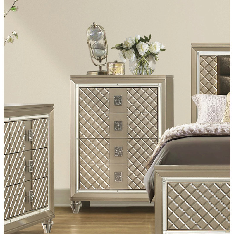 Commode 1 pièce 4 pieds en acrylique