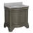 Twain 36'' Single Bathroom Vanity with Carrara Marble Top-828294645-837783234