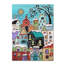 « winter city », reproduction d’impression sur toile tendue-21858247