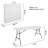 COSCO 6 ft. Fold-in-Half Banquet Table with Handle-12305279