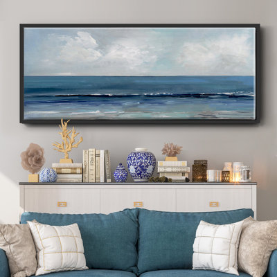 Blue Seas - toile encadrée