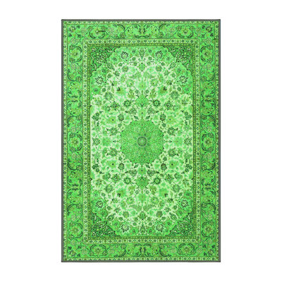 Mayrin Washable Oriental Indoor Rug