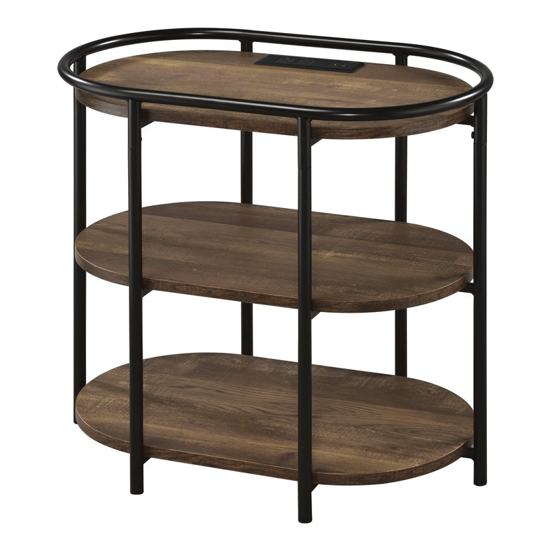 Markyla End Table and Built-In Outlets