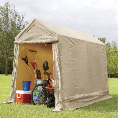 6 Ft. W x 8 FT. D Steel Storage Shed