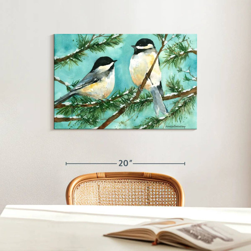 Chickadee Chat, 16" H x 24" W