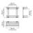 Wall Mounted 2-Tier Rectangle Glass Shelf with Aluminum Rails, Extra Thick Tempered Glass Floating Shelf for Bathroom Storage -1107888097