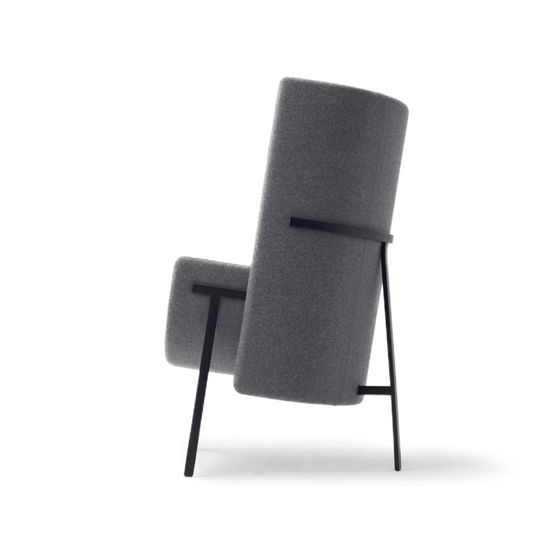 Kite Balloon Chair, Gray Polyester