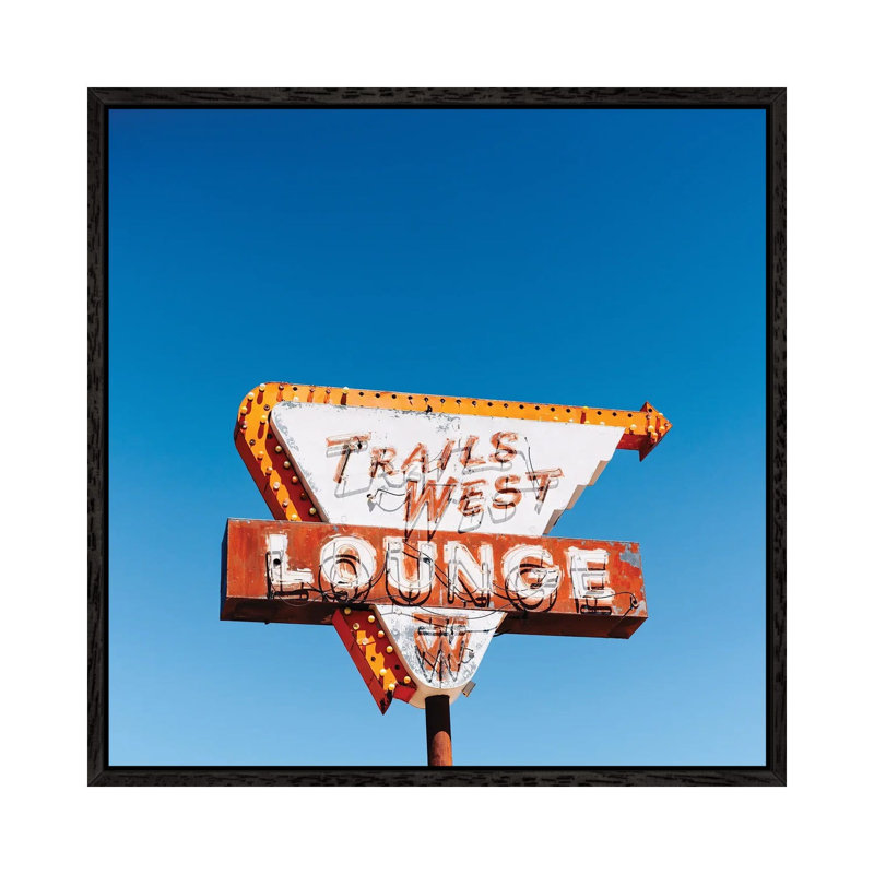 Trails West Lounge by Bethany Young - Print on Canvas, 93.98cm H x 93.98cm W x 3.81cm D, Black Framed