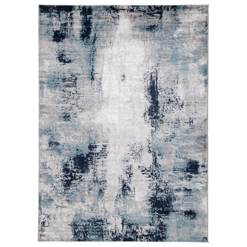 Abstract Indoor Rug, Rectangle 7'10" x 10'