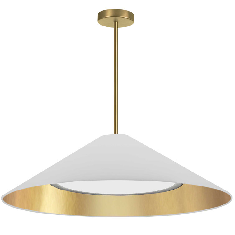 Carington Single Light Poly-Blend Dimmable LED Pendant