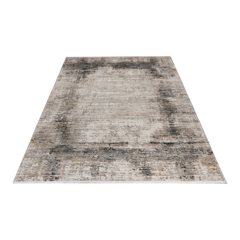Noblesse Uni Area Rug, Grey/Brown/Blue, Rectangle 140 x 200cm