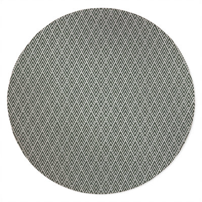 Chevron Spike Non-Slip Outdoor Rug