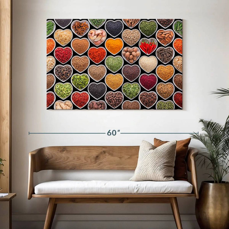 Collection Yarlin Heart Spice, H 32 po x l 48 po