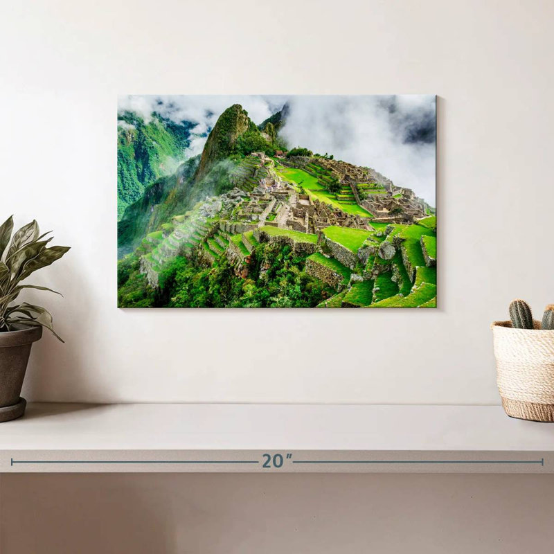 Lilie, ruines incas, Machu Picchu, H 8 po x l 12 po