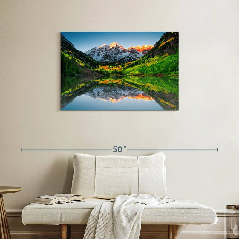 Alvord Maroon Bells Mountain Sunrise, H 24 po x l 36 po